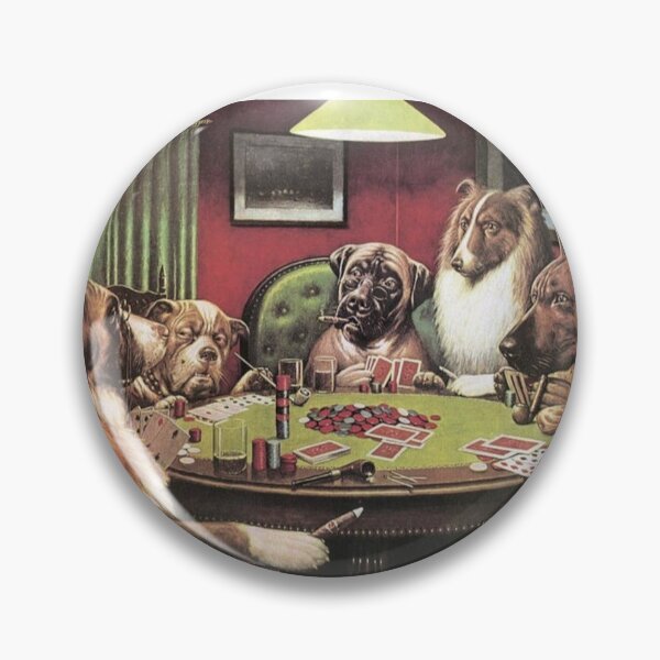 Item preview, DOGS PLAYING POKER  designed and sold by obviouslogic.