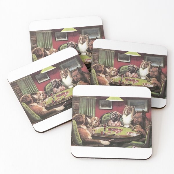 Item preview, DOGS PLAYING POKER  designed and sold by obviouslogic.