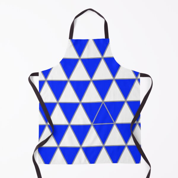 Artikelvorschau, Geometrisches Dreiecksmuster aus Weiß, Blau und Grau entworfen und verkauft von BaronessDesign.