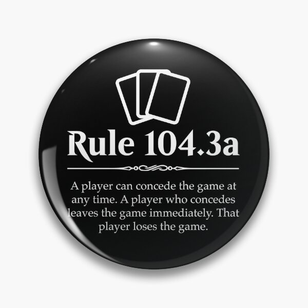 Item preview, MTG | Rule 104.3a | Concede Shirt designed and sold by WaitingWarrior.