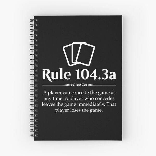 Item preview, MTG | Rule 104.3a | Concede Shirt designed and sold by WaitingWarrior.