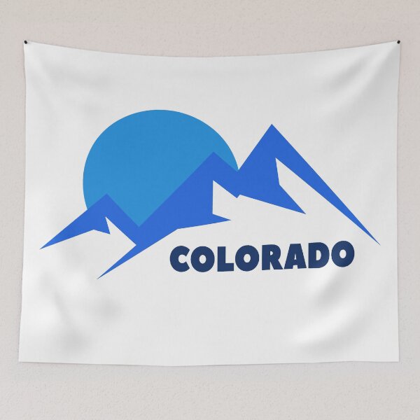 Item preview, colorado minimal mountain blue designed and sold by pholange.