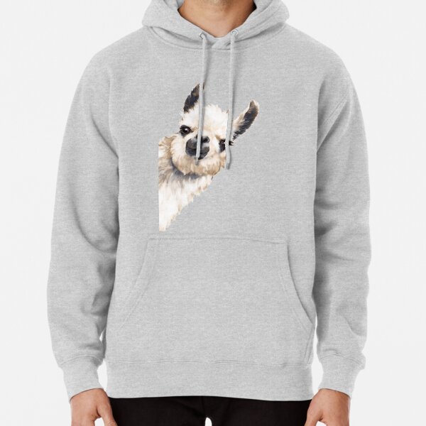 Sneaky Llama Pullover Hoodie
