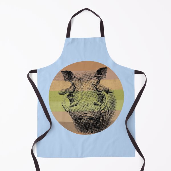 Item preview, Warthog Close-up on Retro-style Sunset in Africa Colors designed and sold by Scotch Macaskill.