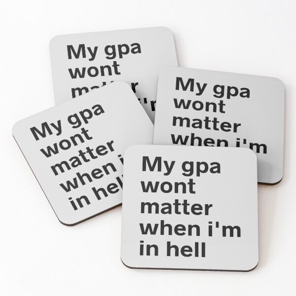 Item preview, MY GPA WONT MATTER WHEN IM IN HELL designed and sold by kindxinn.