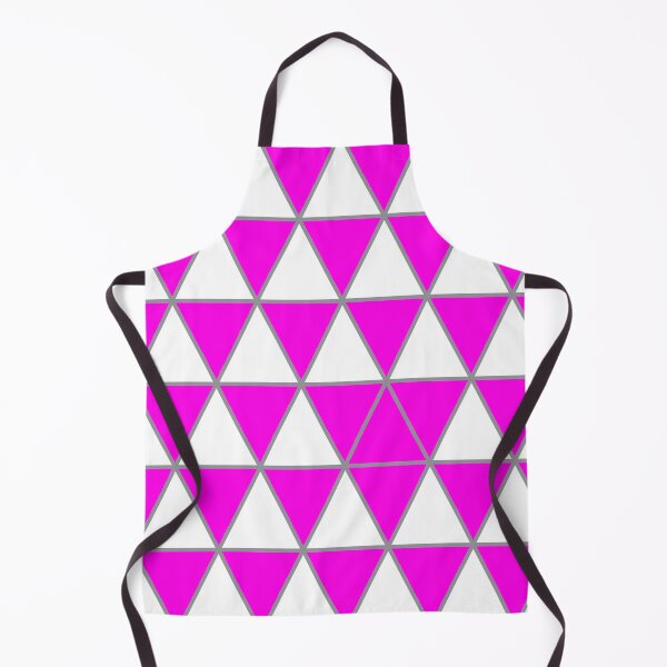 Item preview, White, pink,  and gray geometric triangle pattern designed and sold by BaronessDesign.