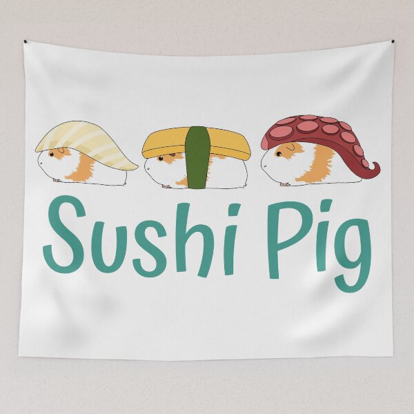Item preview, Sushi Guinea Pig designed and sold by Lulupainting.