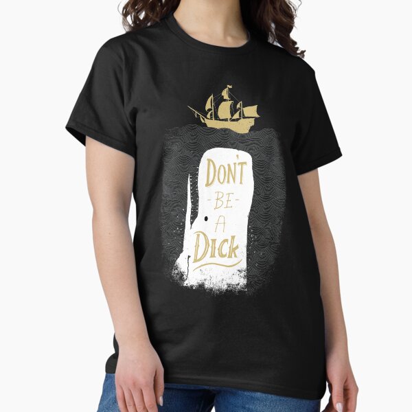Vista previa del artículo con la obra «No seas un Dick», diseñado y vendido por DinoMike.