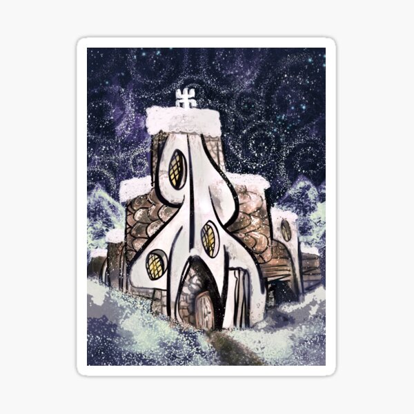 The Winter Monastery Sticker