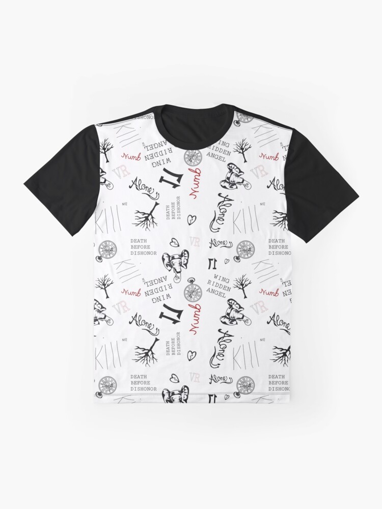 Xxxtentacion Tattoos Wallpaper T Shirt By Kubaa379 Redbubble