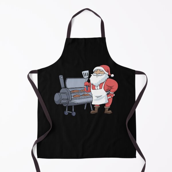 Item preview, Christmas Barbecue Tshirt Santa Claus Grill Smoker Steak BBQ designed and sold by DSWShirts.