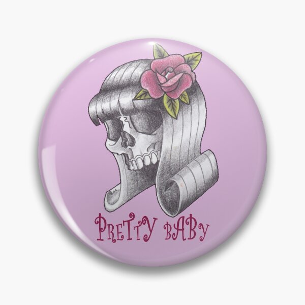 Item preview, Fkn Pretty Baby Skull designed and sold by FknTsDigitalArt.