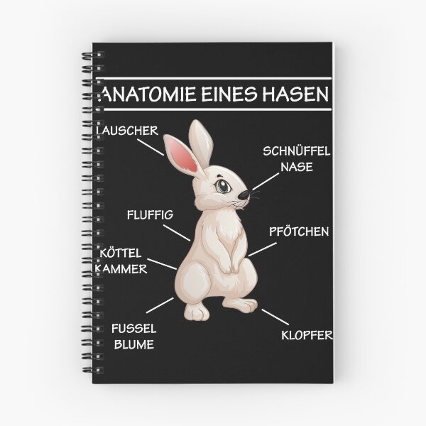 Item preview, Bunny anatomy - white bunny rabbit designed and sold by Lenny Stahl.