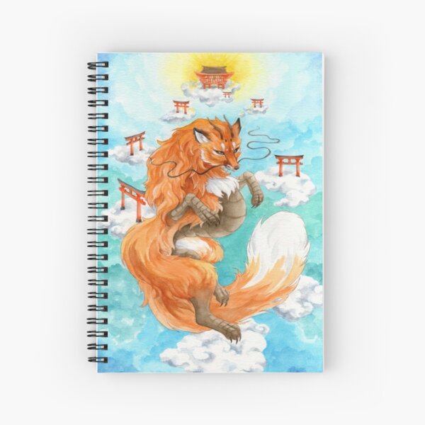Inari Fox Spiral Notebook