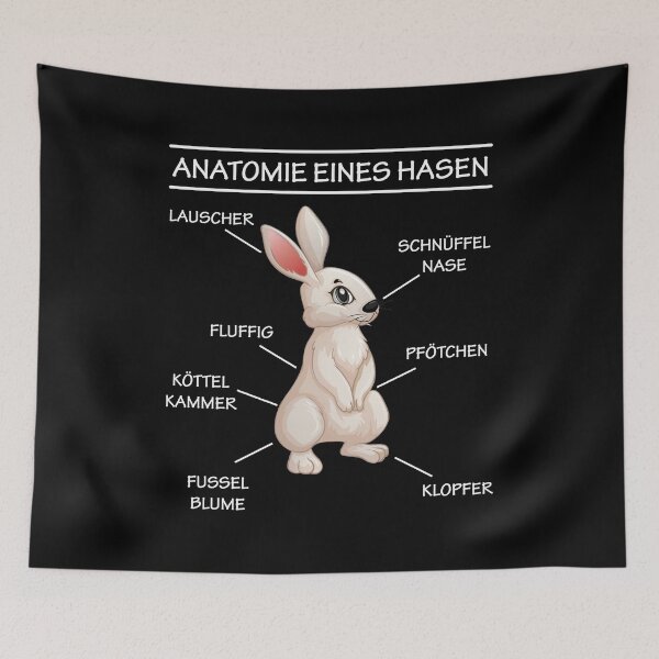 Item preview, Bunny anatomy - white bunny rabbit designed and sold by Lenny Stahl.