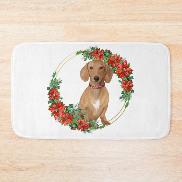 Item preview, Christmas dacshund dog designed and sold by RoyalPeople.