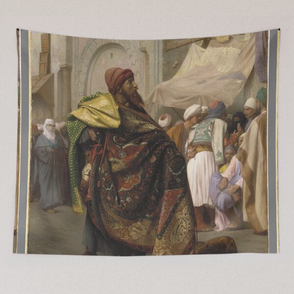 Item preview, The Carpet Merchant vintage art - Jean-Léon Gérôme designed and sold by Vintage Designs +.