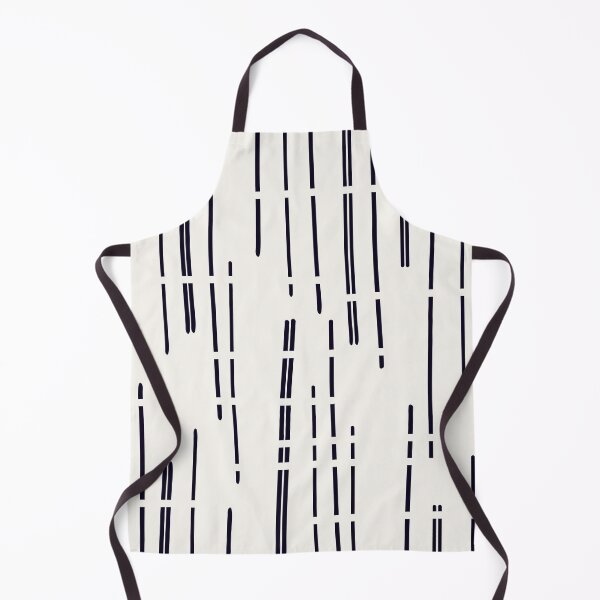 Item preview, Abstract broken lines - black on off white designed and sold by BrankaPD.