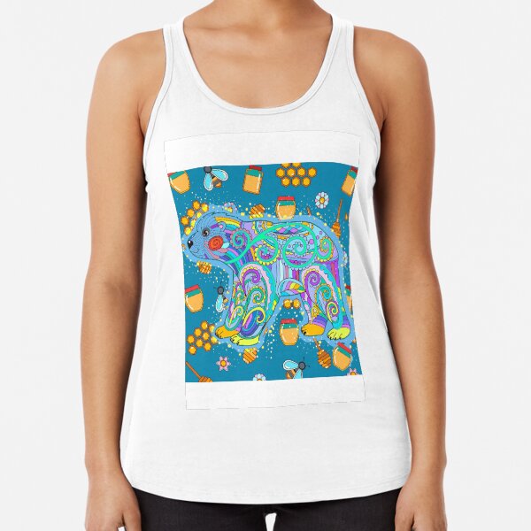 Happy Bear Racerback Tank Top