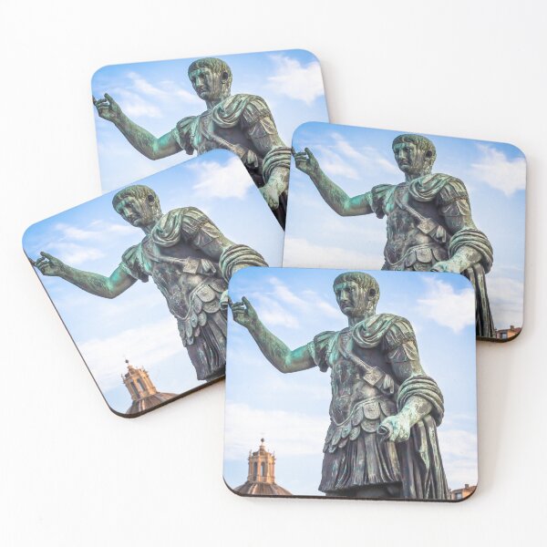 Item preview, Statue of Caesar Emperor in Rome, Italy. designed and sold by Paolo Modena Photography    -   Fine Italian Art.