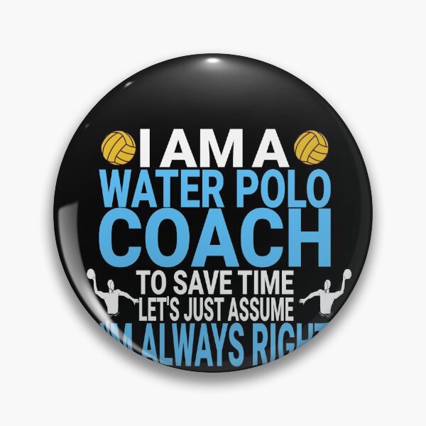 Item preview, I am a water polo coach designed and sold by Watersolution.