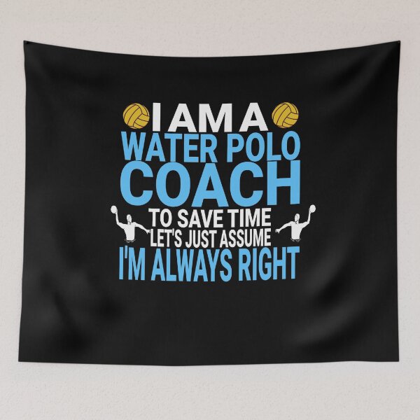 Item preview, I am a water polo coach designed and sold by Watersolution.