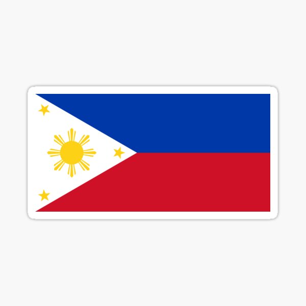 Philippine Flag Sticker