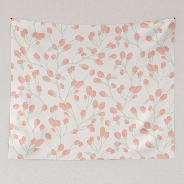 Item preview, Winter flower buds in pale pastel colors designed and sold by BrankaPD.