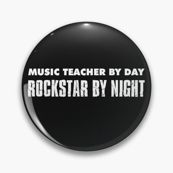 Item preview, Music Teacher By Day Rockstar By Night designed and sold by jaycartoonist.