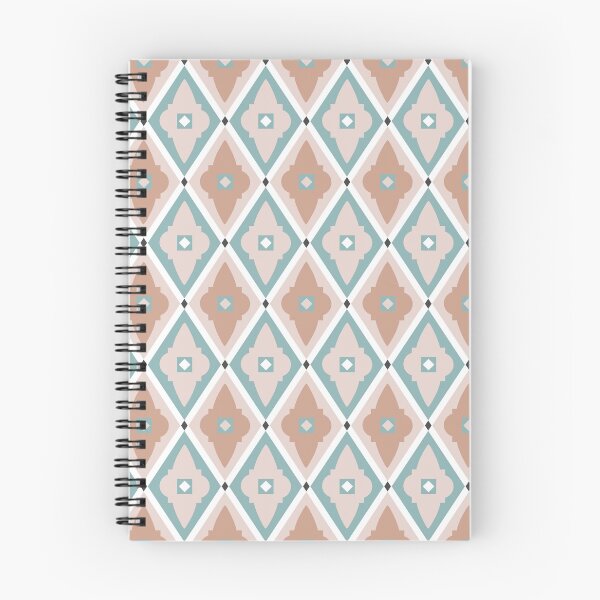 Item preview, Abstract geometric diamond pattern white, sand and light green designed and sold by colorofmagic.