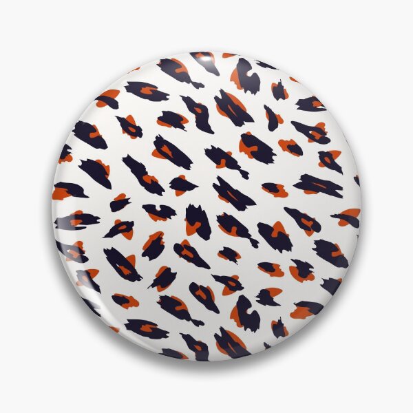 Artikelvorschau, Leopardenmuster in schwarz weiß und orange entworfen und verkauft von BrankaPD.