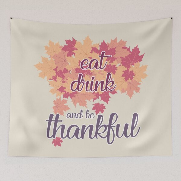 Item preview, eat drink an be thankful designed and sold by Rodrigodesign.