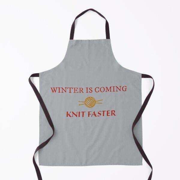 Item preview, Winter is coming knit faster designed and sold by Redchilly.