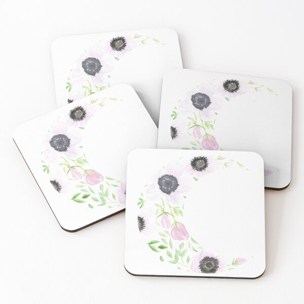 Item preview, Flower Moon Watercolor designed and sold by Danica Templeton.
