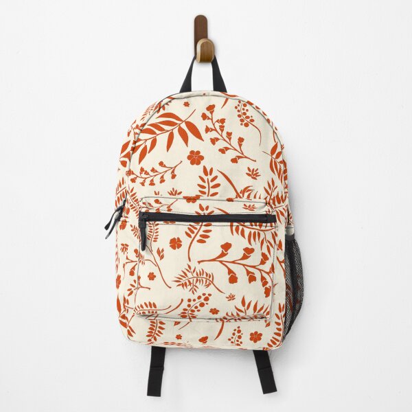 Item preview, Botanical Floral Pattern with branches, leaves and berries in orange designed and sold by BrankaPD.