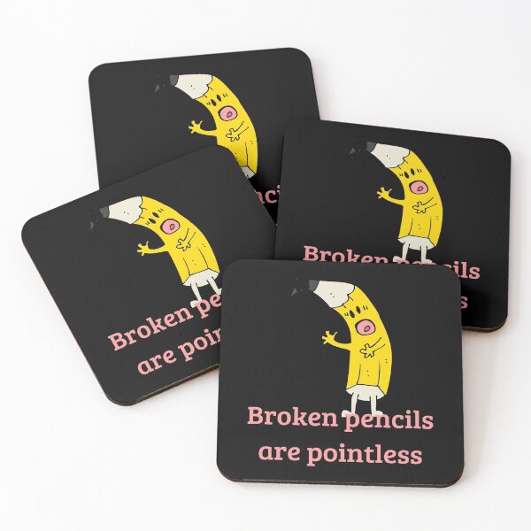 Item preview, Broken Pencils Are Pointless Humor Teachers designed and sold by Two Left Hands Design.