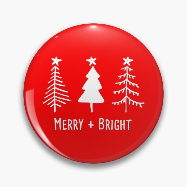 Item preview, Merry and Bright Three Rustic Trees with Stars for simple Christmas, Holidays, Winter designed and sold by Rabbitti.