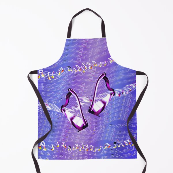 Item preview, Purple Harps and abstract music on lilac designed and sold by Only1helen.