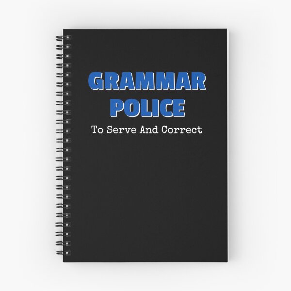Item preview, Police Grammar To Serve And Correct designed and sold by Two Left Hands Design.
