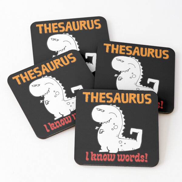 Artikelvorschau, Grammatik Schreiben Thesaurus I know words Spaß entworfen und verkauft von Two Left Hands Design.