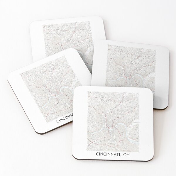 Item preview, Cincinnati, OH Quad Topographical Map Clean designed and sold by PGHPhotoCo.