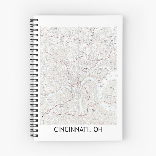 Item preview, Cincinnati, OH Quad Topographical Map Clean designed and sold by PGHPhotoCo.