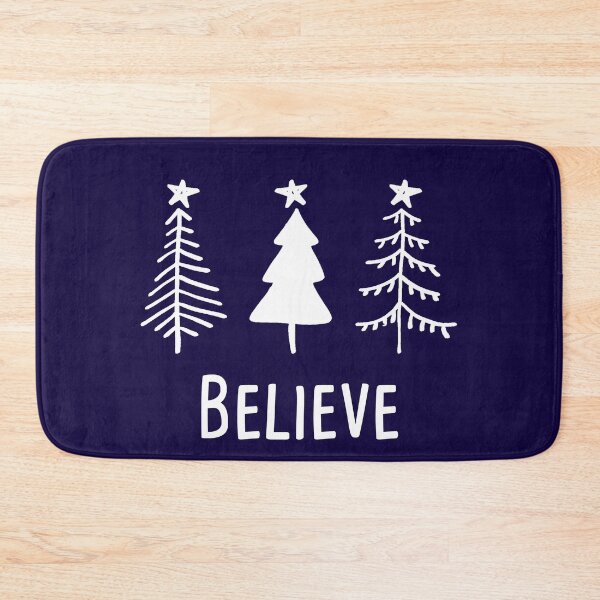 Item preview, Believe Three Rustic Trees with Stars for simple Christmas, Holidays, Winter designed and sold by Rabbitti.