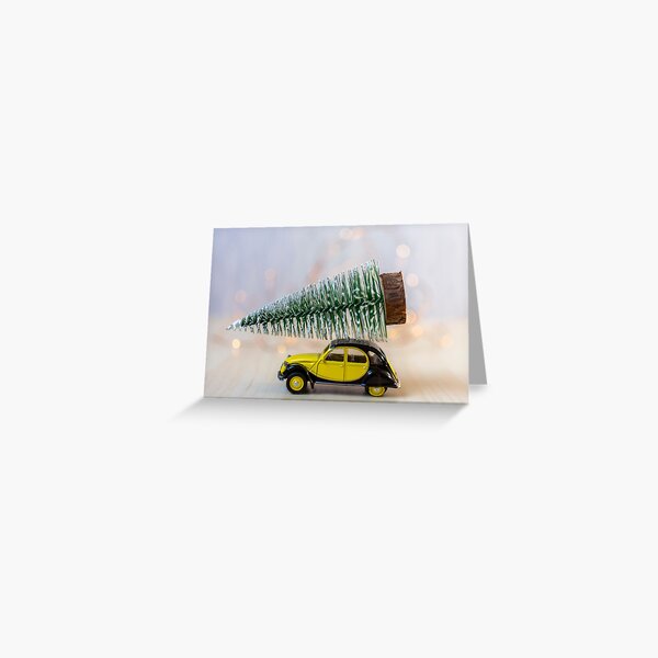Le Sapin de Noël du Charleston 2Cv Carte de vœux