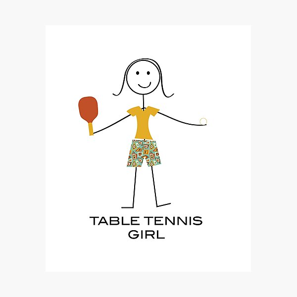 Item preview, Funny Womens Table Tennis Design designed and sold by whyitsme.