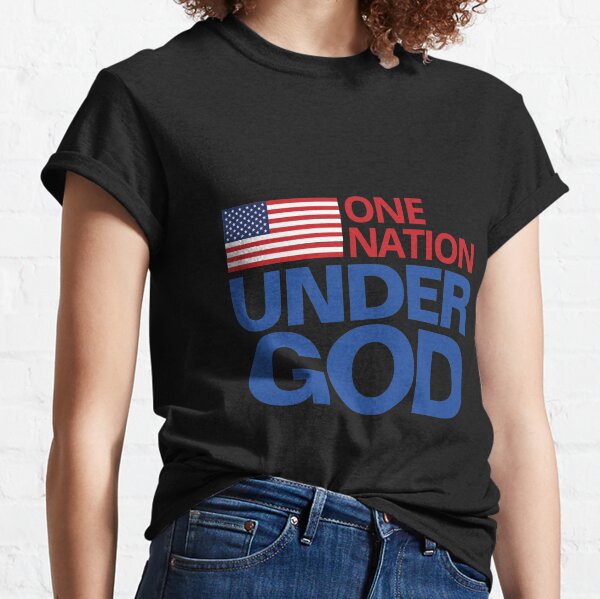 One Nation Under God Los Angeles Rams Team Super Bowl T-Shirt - Anynee