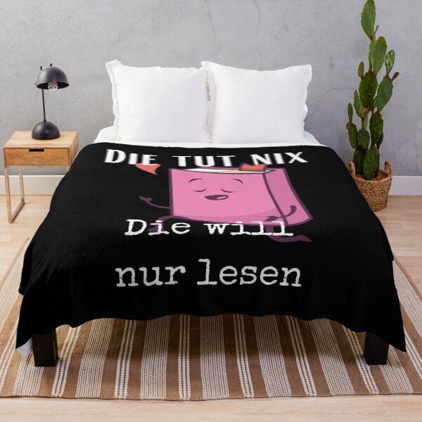 Artikelvorschau, Lesen, Leseratte Die tut nix die will nur lesen entworfen und verkauft von Two Left Hands Design.