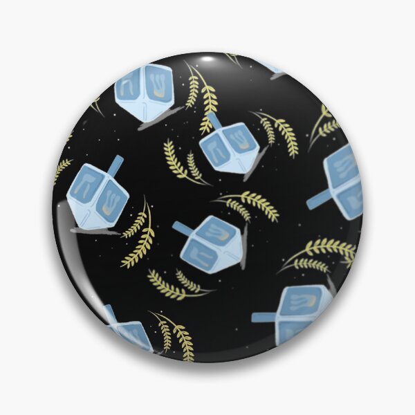 Item preview, Happy Hanukkah Dreidel Pattern designed and sold by joabaj.