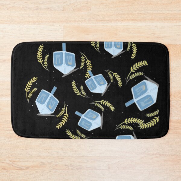 Item preview, Happy Hanukkah Dreidel Pattern designed and sold by joabaj.
