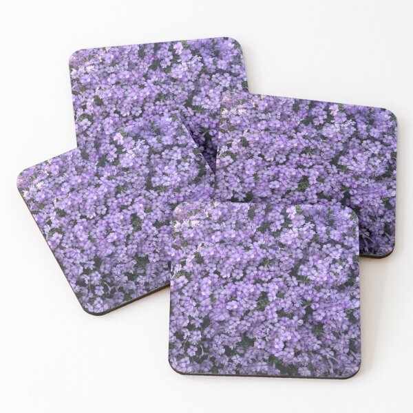 Item preview, Desert Riffles gorgeous purple flowers all over designed and sold by janraydesigns.
